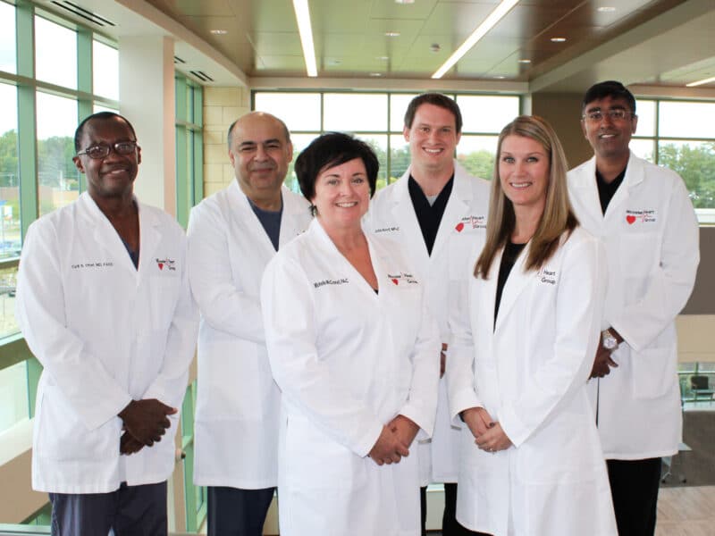 group of cardiologists at Wooster Heart Group